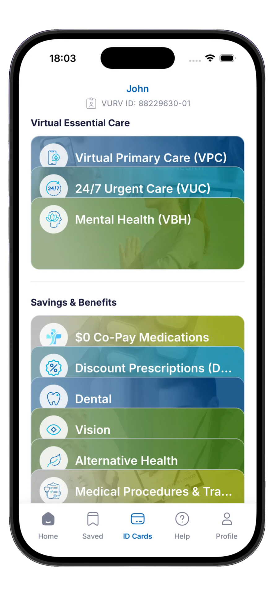 VURV Health membership preview